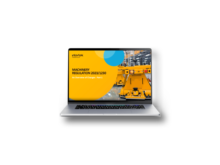 Intertek Academy Webinar - EU Machinery Regulation - Part 1 - Introduction