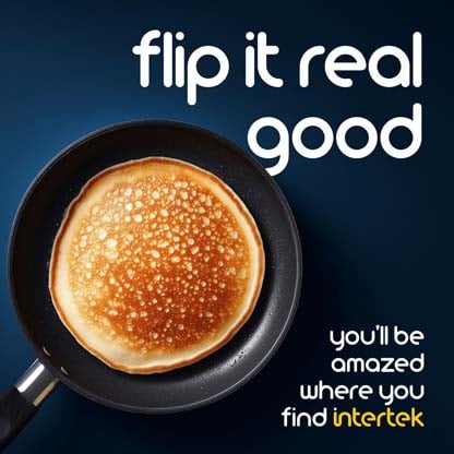 A pancake in a pan